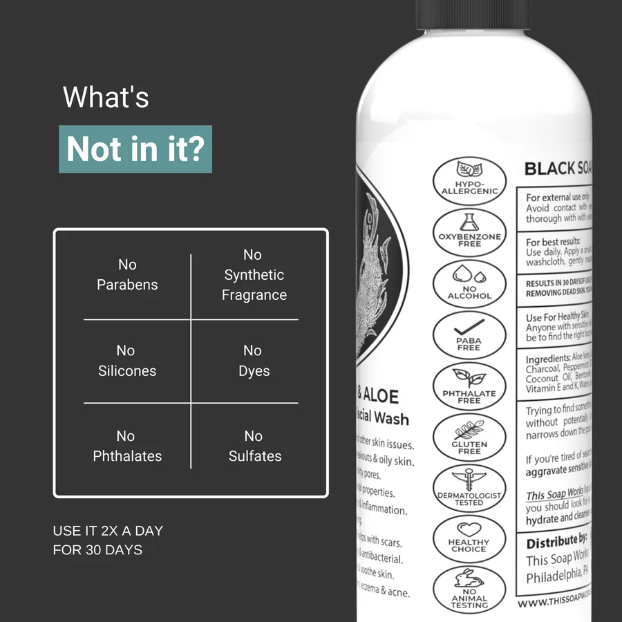 What's not in our black soap